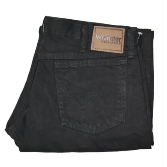 Wrangler Durable Rugged Wear Outdoor Relaxed Fit Jean Men's Size 36x34 Black NEW - Picture 1 of 8